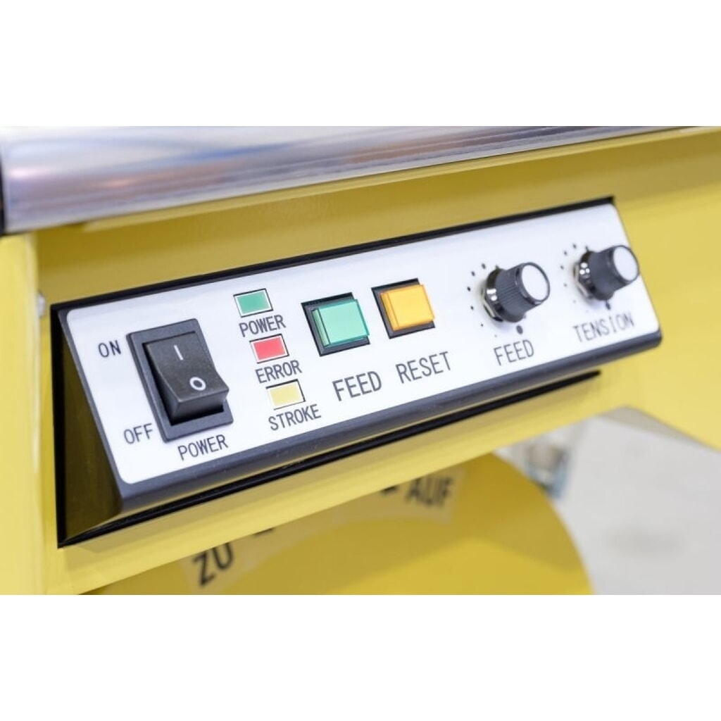 N° de l'image du produit 3 : Cercleuse semi-automatique HDS-25, mobile avec roues directrices, pour largeur de feuillard 12 mm