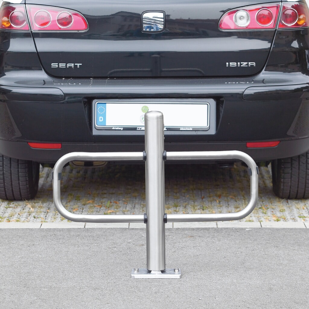 URBANUS Arceau anti-stationnement rabattable en acier inoxydable, verrouillable, hauteur 630 mm Illustration du produit: URBANUS Arceau anti-stationnement rabattable en acier inoxydable, verrouillable, hauteur 630 mm