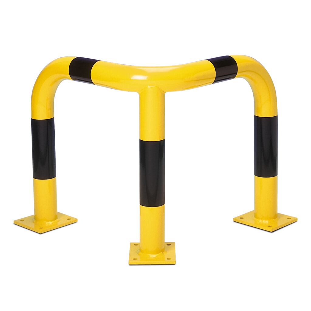 Arceau de protection d'angle galvanisé à chaud, utilisation en intérieur et en extérieur, hauteur 600 mm Illustration du produit: Arceau de protection d'angle galvanisé à chaud, utilisation en intérieur et en extérieur, hauteur 600 mm