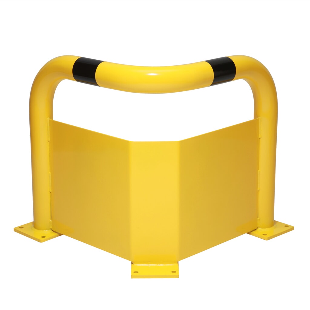 Illustration du produit: Arceau de protection de coin avec protection anti-encastrement, pour l’intérieur Hxl 600 x 600 mm