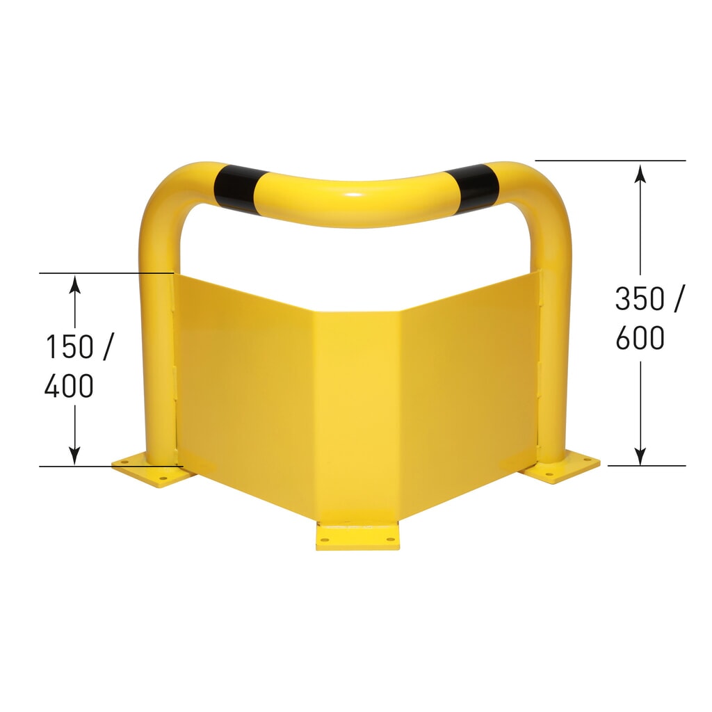 N° de l'image du produit 3 : Arceau de protection de coin avec protection anti-encastrement, pour l’intérieur Hxl 600 x 600 mm