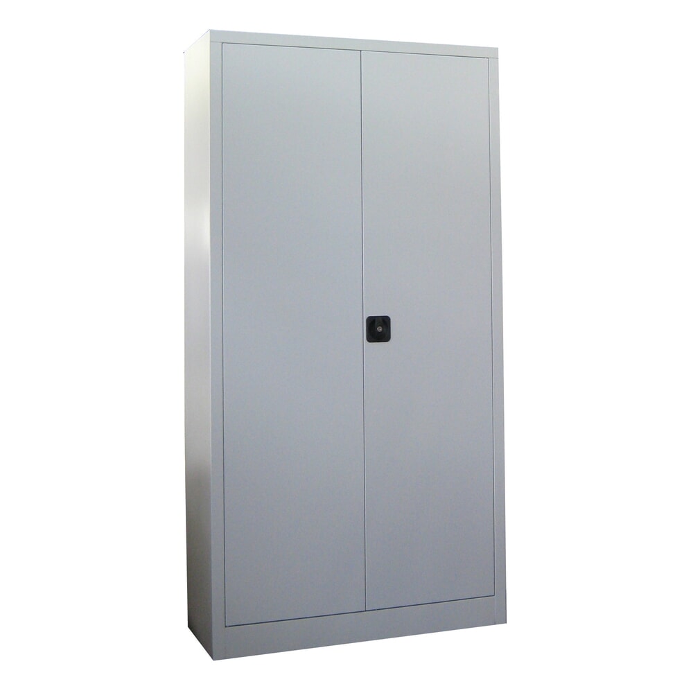Illustration du produit: Armoire à portes battantes PAVOY, 4 tablettes, H x l x P 1 950 x 1 200 x 600 mm, blanc pur, blanc pur
