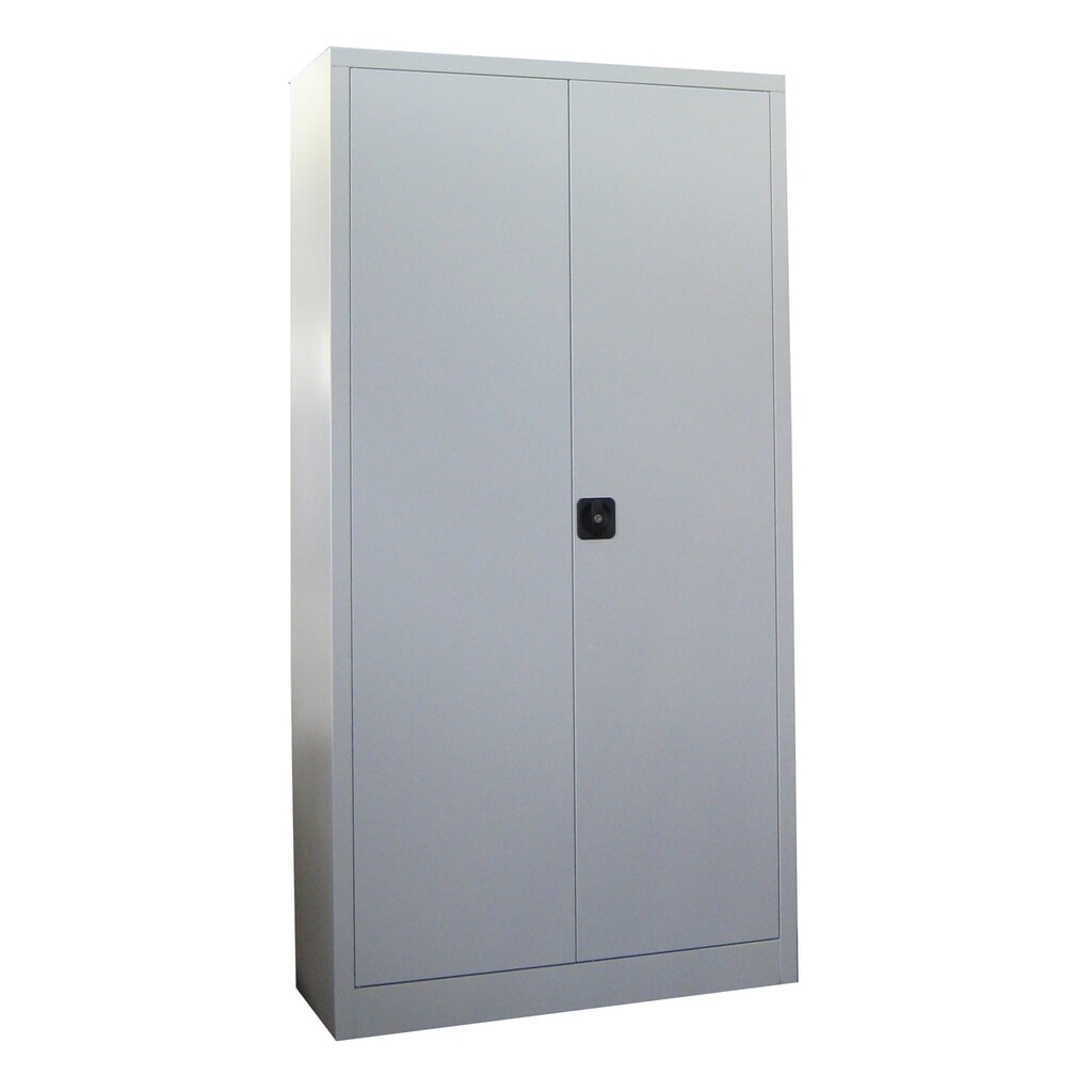 Armoire à portes battantes PAVOY, 4 tablettes, H x l x P 1 950 x 1 500 x 500 mm, blanc pur, blanc pur Illustration du produit: Armoire à portes battantes PAVOY, 4 tablettes, H x l x P 1 950 x 1 500 x 500 mm, blanc pur, blanc pur