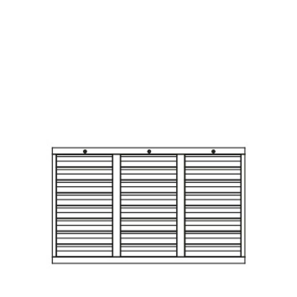 N° de l'image du produit 4 : Armoire à tiroirs légère PAVOY, guidage à coulissement, tiroirs 24 x 100 mm, largeur 1 500 mm, bleu gentiane, gris clair