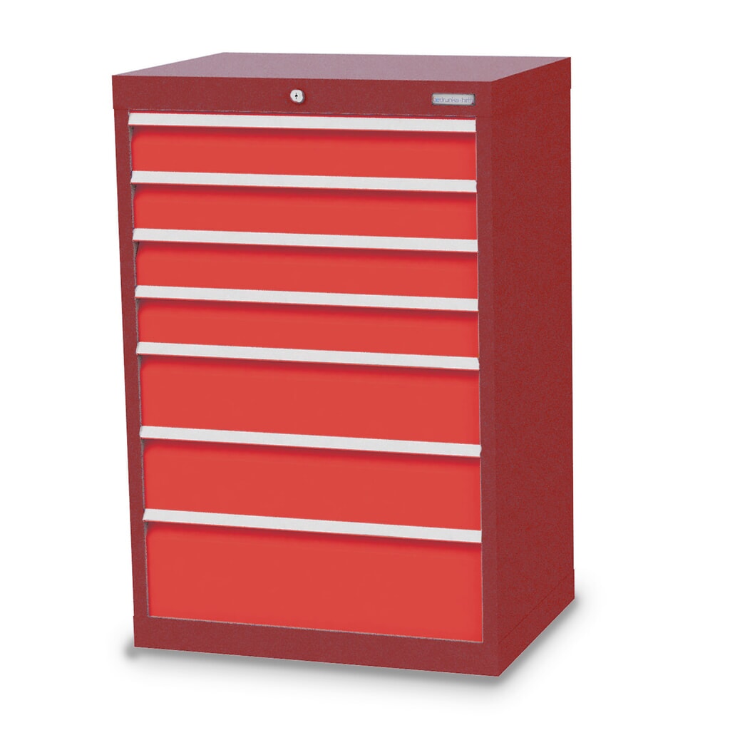 Armoire à tiroirs Profi, tiroirs de 4 x 100 + 2 x 150 + 1 x 200 mm, H x l x P 1 019 x 680 x 500 mm Bedrunka+Hirth, rouge rubis, rouge signalisation Illustration du produit: Armoire à tiroirs Profi, tiroirs de 4 x 100 + 2 x 150 + 1 x 200 mm, H x l x P 1 019 x 680 x 500 mm Bedrunka+Hirth, rouge rubis, rouge signalisation