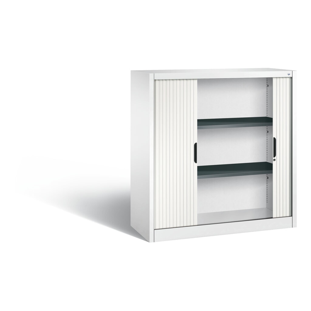 Armoire à volet roulant C+P, 3 hauteurs de classeur, largeur 1 200 mm, blanc pur N° de l'image du produit 4 : Armoire à volet roulant C+P, 3 hauteurs de classeur, largeur 1 200 mm, blanc pur