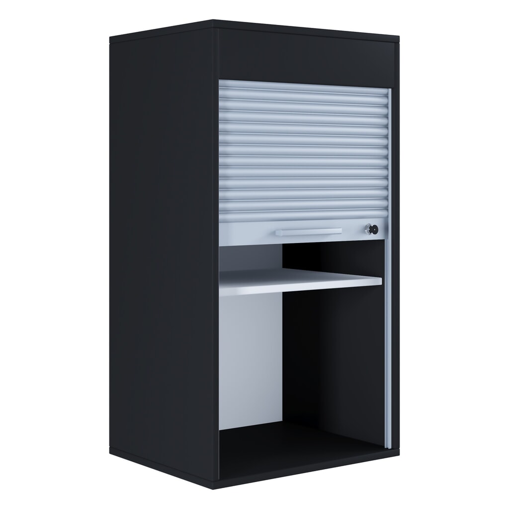 Illustration du produit: Armoire de bureau Aktos L, noir
