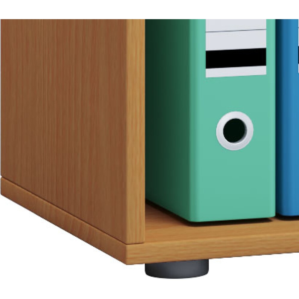 N° de l'image du produit 2 : Lona Armoire de bureau avec portes coulissantes, 3 compartiments, hêtre, 1 110 x 700 x 400 mm