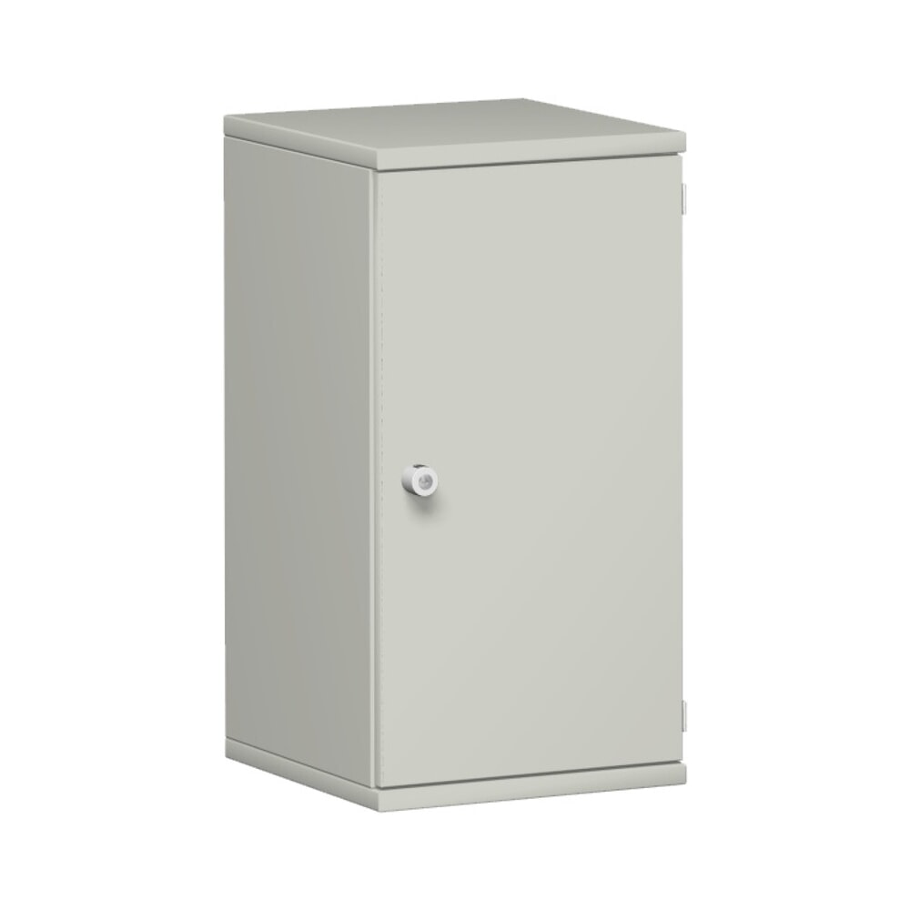 Illustration du produit: Armoire de bureau Profi, 2 hauteurs de classeur, largeur 400 mm, porte à droite, gris clair