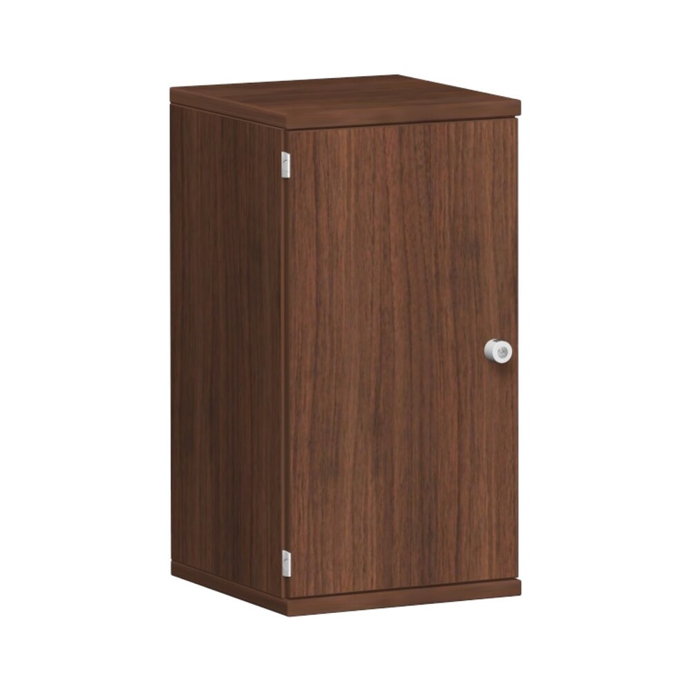 Illustration du produit: Armoire de bureau Profi, 2 hauteurs de classeurs, largeur 400 mm, porte à gauche, noyer