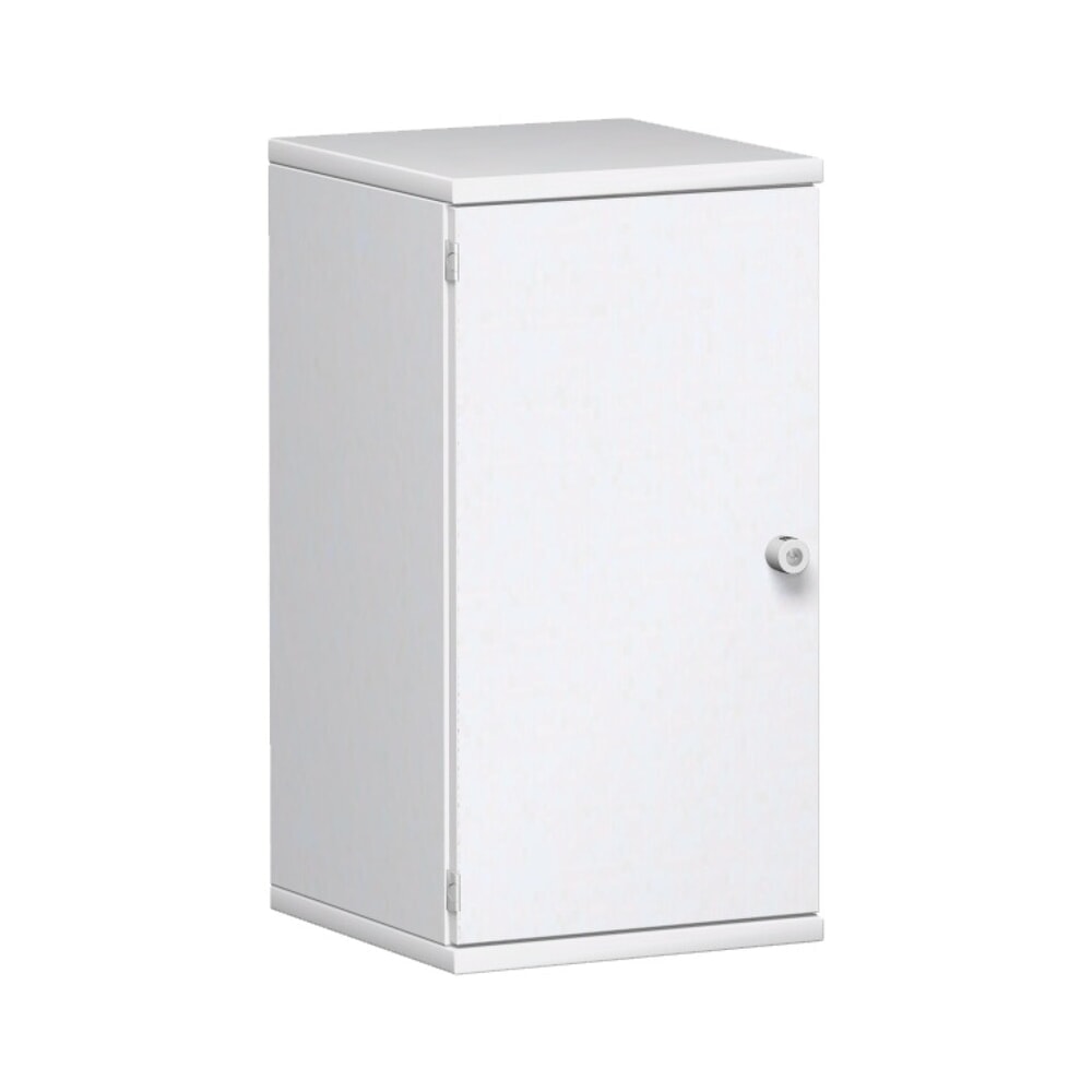 Illustration du produit: Armoire de bureau Profi, 2 hauteurs de classeurs, largeur 400 mm, porte à gauche, blanc
