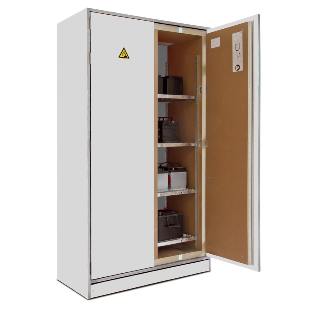 Illustration du produit: Steinbock® Batterie-armoire de sécurité pour batterie lithium-ions, 2 vantaux