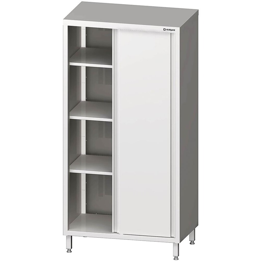 Illustration du produit: Armoire haute Stalgast avec portes coulissantes, 800x500x2000 mm, soudée