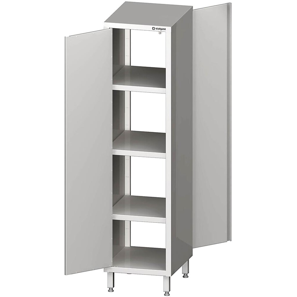 Armoire haute traversante Stalgast avec portes battantes, 400x500x2000 mm, soudée Illustration du produit: Armoire haute traversante Stalgast avec portes battantes, 400x500x2000 mm, soudée