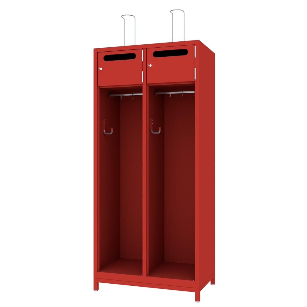 Armoire incendie PAVOY avec compensation de niveau + fente intégrée, HxlxP 1 850 x 830 x 500 mm Illustration du produit: Armoire incendie PAVOY avec compensation de niveau + fente intégrée, HxlxP 1 850 x 830 x 500 mm