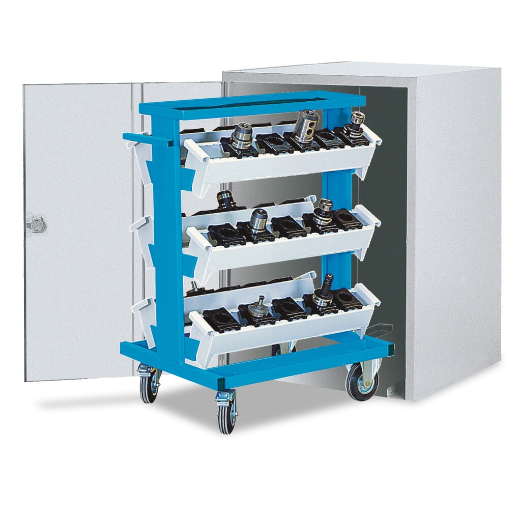 Illustration du produit: Armoire pour chariot d’outils CNC Bedrunka+Hirth, H x l x P 1 019 x 705 x 736 mm