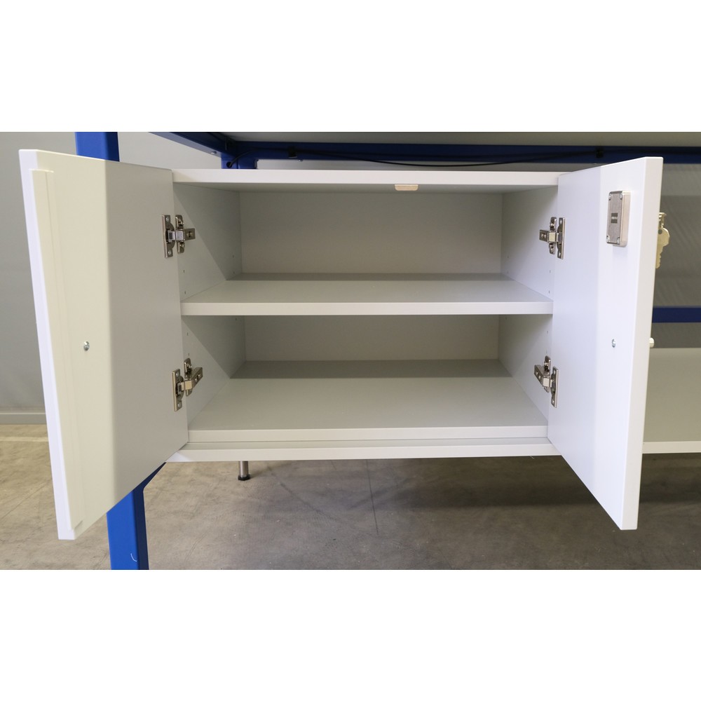 N° de l'image du produit 2 : Armoire pour poste d'emballage Classic et Multiplex, verrouillable, plateau intermédiaire réglable