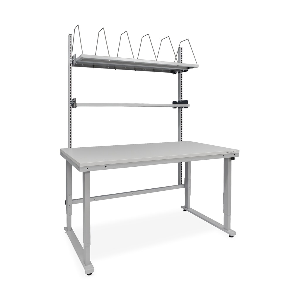 Illustration du produit: HEMMDAL table d’emballage à hauteur réglable électriquement ERGO 4, avec installation, capacité de charge 300 kg, H x l x P 720-1 220 x 1 600 x 900 mm