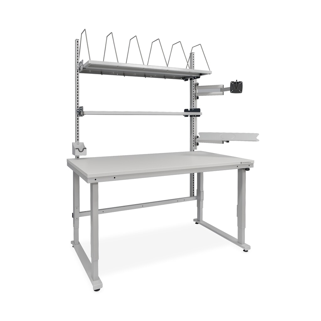 HEMMDAL table d’emballage à hauteur réglable électriquement ERGO 4, kit complet, capacité de charge 300 kg, H x l x P 720-1 220 x 1 600 x 900 mm Illustration du produit: HEMMDAL table d’emballage à hauteur réglable électriquement ERGO 4, kit complet, capacité de charge 300 kg, H x l x P 720-1 220 x 1 600 x 900 mm