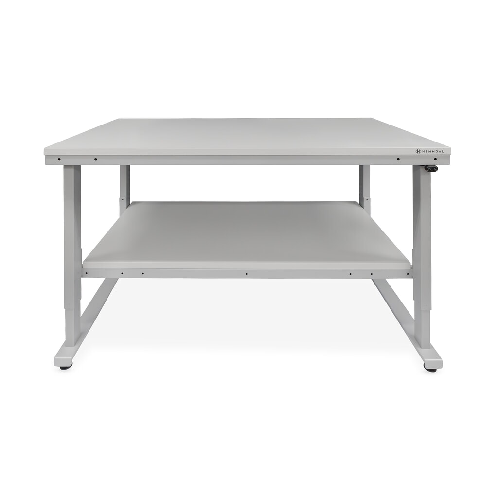HEMMDAL table d’emballage à hauteur réglable électriquement ERGO 4, table de base, capacité de charge 300 kg, H x l x P 720-1 220 x 1 600 x 900 mm N° de l'image du produit 5 : HEMMDAL table d’emballage à hauteur réglable électriquement ERGO 4, table de base, capacité de charge 300 kg, H x l x P 720-1 220 x 1 600 x 900 mm