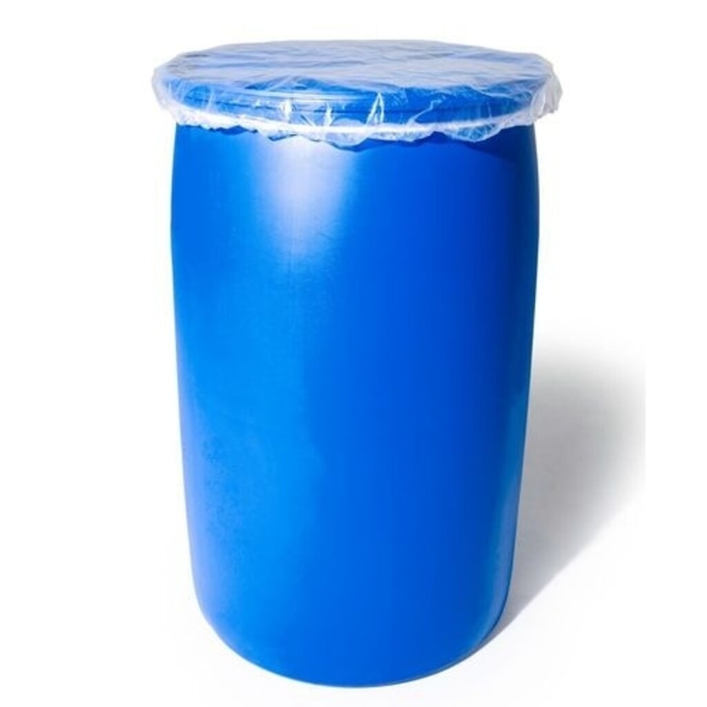 N° de l'image du produit 3 : Housse de fût transparente pour fûts Denios d’un diamètre maximal de 620 mm, lot de 10