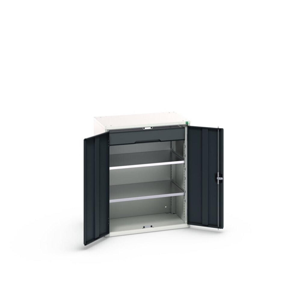 bott verso Armoire d’appoint avec tiroirs, avec 2 tablettes et 1 tiroir, lxPxH : 800 x 550 x 1 000 mm N° de l'image du produit 3 : bott verso Armoire d’appoint avec tiroirs, avec 2 tablettes et 1 tiroir, lxPxH : 800 x 550 x 1 000 mm