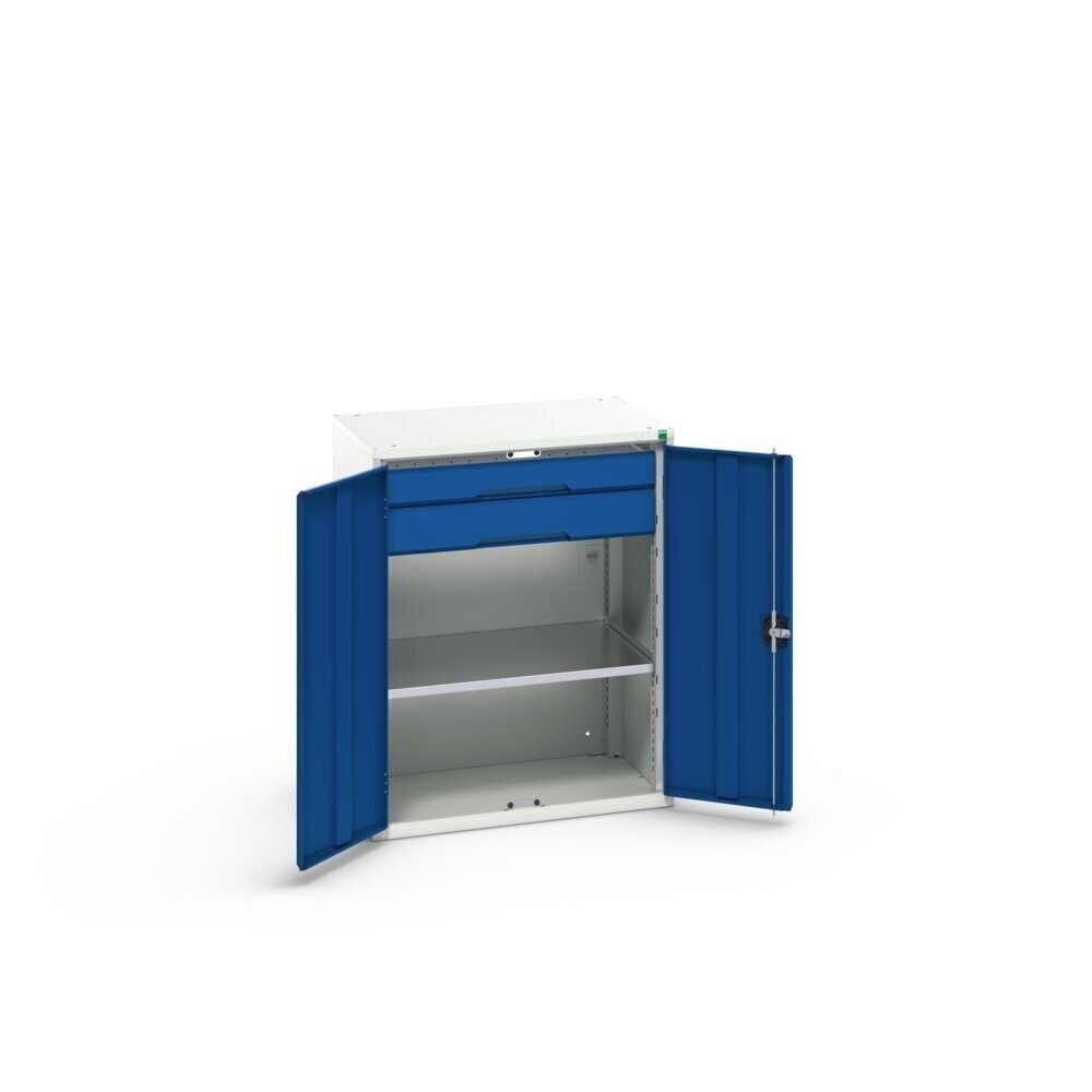 N° de l'image du produit 3 : bott verso Armoire d’appoint avec tiroirs, avec 1 tablette et 2 tiroirs, lxPxH : 800 x 550 x 1 000 mm