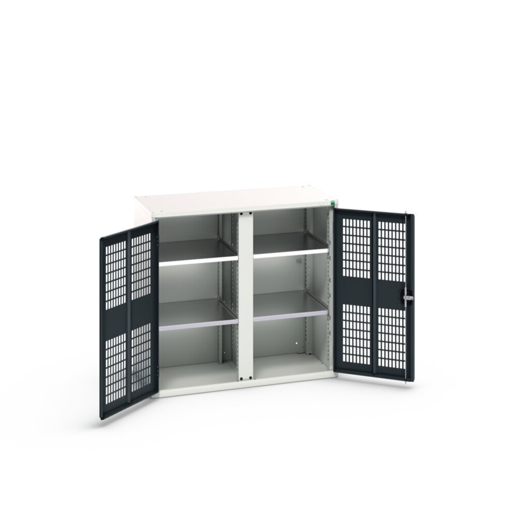 N° de l'image du produit 2 : bott verso Armoire-penderie avec ventilation, avec 4 tablettes et paroi de séparation, lxPxH : 1050 x 550 x 1 000 mm