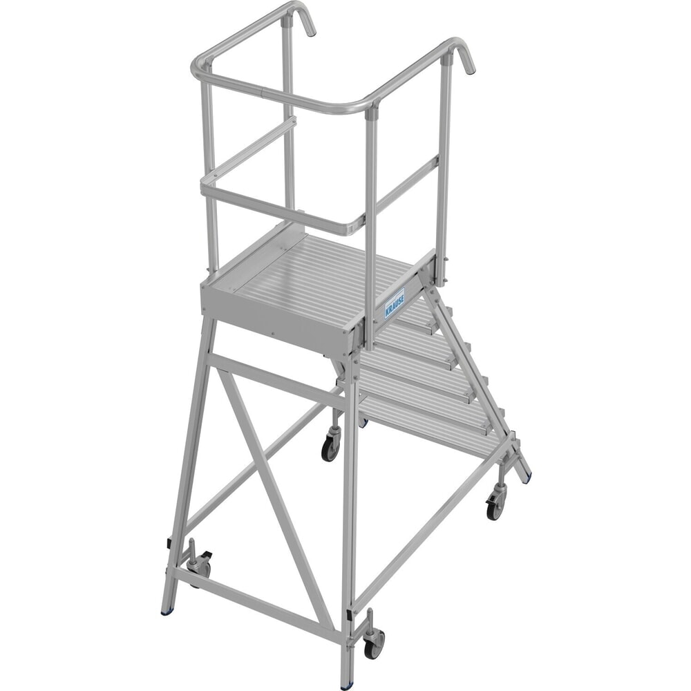 N° de l'image du produit 10 : Échelle à plate-forme KRAUSE®, mobile, hauteur déployée 1,45 m