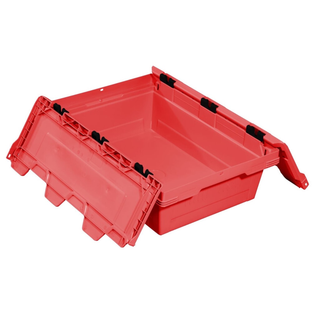 N° de l'image du produit 3 : Allit Eurobox, en PP, haut. x larg. x prof. 349 x 600 x 400 mm, 29 litres, rouge