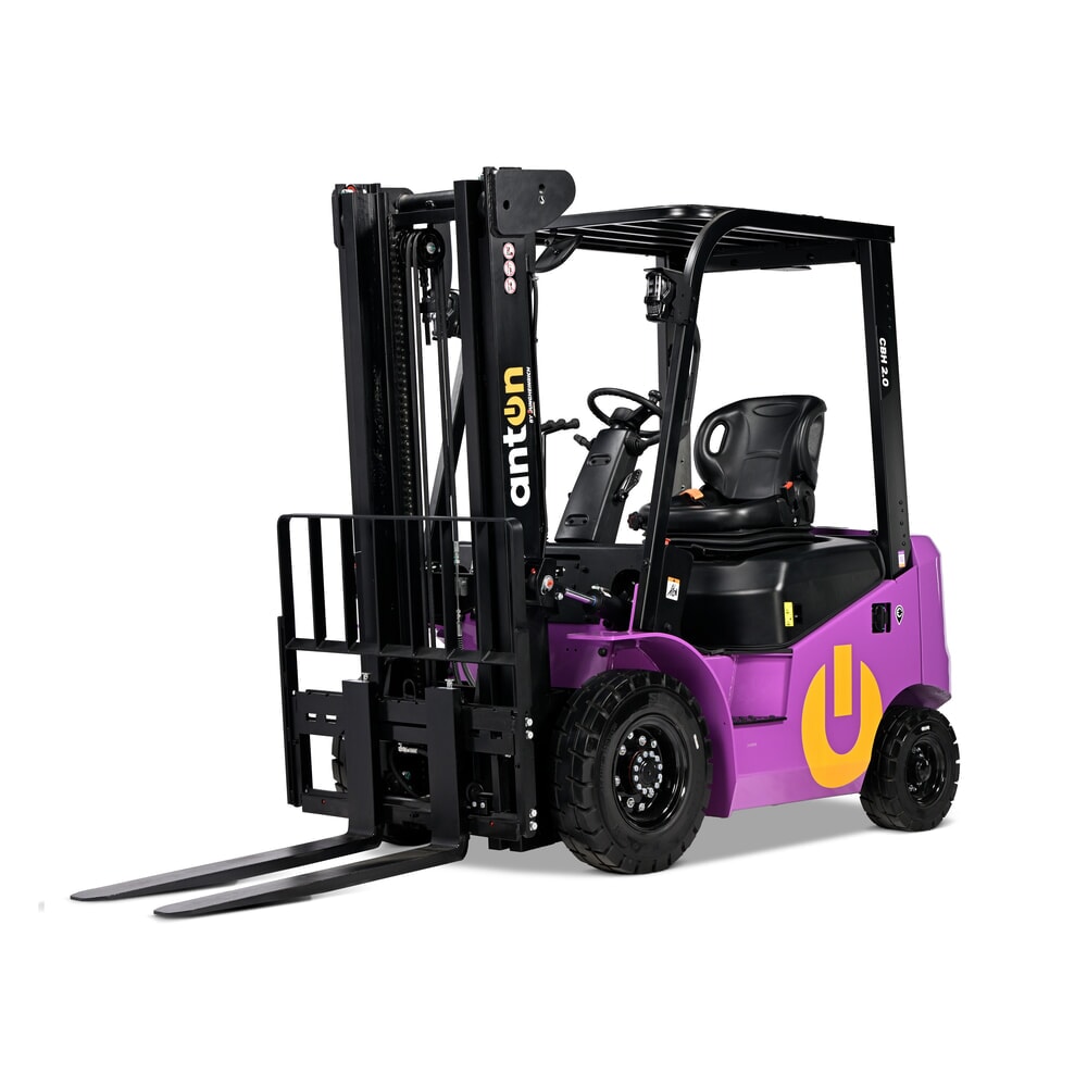 N° de l'image du produit 2 : AntOn by Jungheinrich chariot élévateur électrique CBH 2.0 avec mât télescopique double, hauteur de levage 3 300 mm, capacité de charge 2 000 kg, y compris chargeur externe 80 V, 100 A, CEE, 5 broches