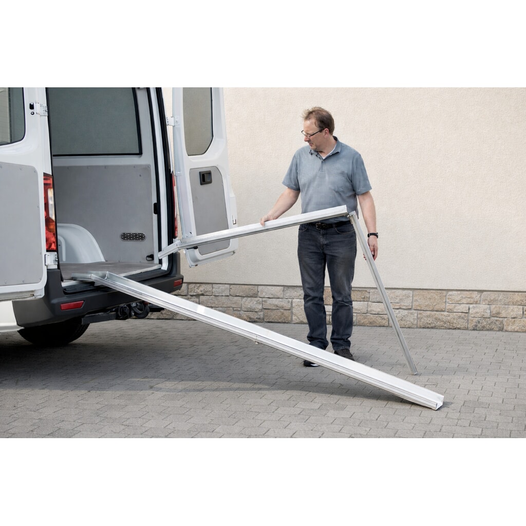 Rampes de chargement Altec ABS-F, pliables, capacité de charge 350 kg, Lxl 2 500 x 235 mm N° de l'image du produit 3 : Rampes de chargement Altec ABS-F, pliables, capacité de charge 350 kg, Lxl 2 500 x 235 mm