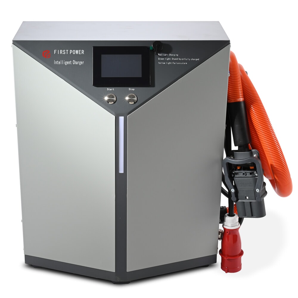 N° de l'image du produit 9 : AntOn by Jungheinrich chariot élévateur électrique CBH 2.0 avec mât télescopique double, hauteur de levage 3 300 mm, capacité de charge 2 000 kg, y compris chargeur externe 80 V, 100 A, CEE, 5 broches
