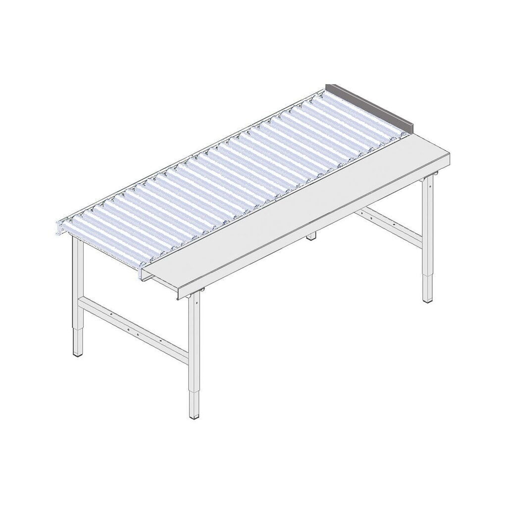 Endanschlag für Rocholz Packtisch SYSTEM 2000, HxBxT 100 mm x 600 mm x 10 mm N° de l'image du produit 2 : Endanschlag für Rocholz Packtisch SYSTEM 2000, HxBxT 100 mm x 600 mm x 10 mm