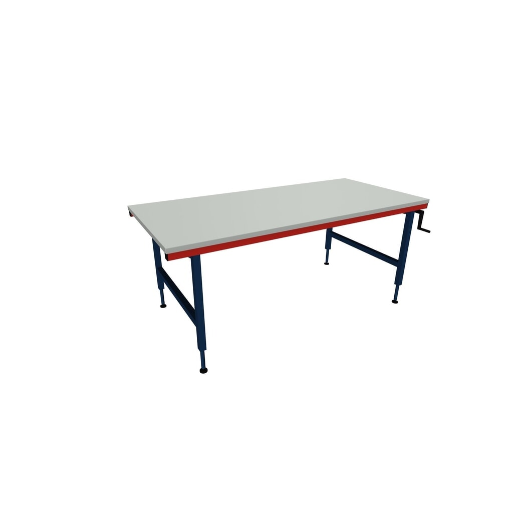 Rocholz Höhenverstellbarer Packtisch SYSTEM 2000, manuell, HxBxT 710–960 mm x 2000 mm x 920 mm N° de l'image du produit 1 : Rocholz Höhenverstellbarer Packtisch SYSTEM 2000, manuell, HxBxT 710–960 mm x 2000 mm x 920 mm