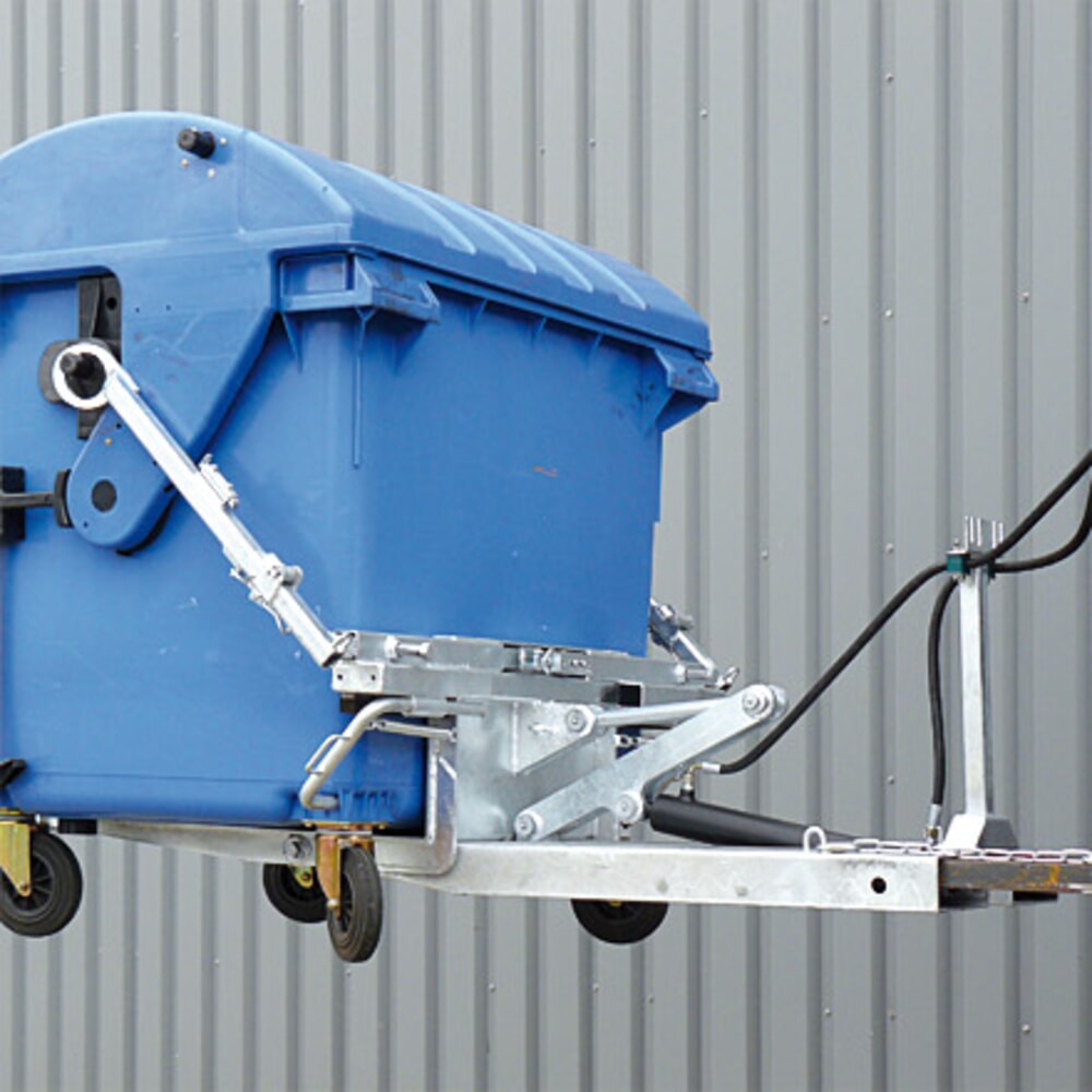 N° de l'image du produit 5 : Eichinger® Basculeur de poubelle pour grandes poubelles (MGB), 600 kg, galvanisé à chaud