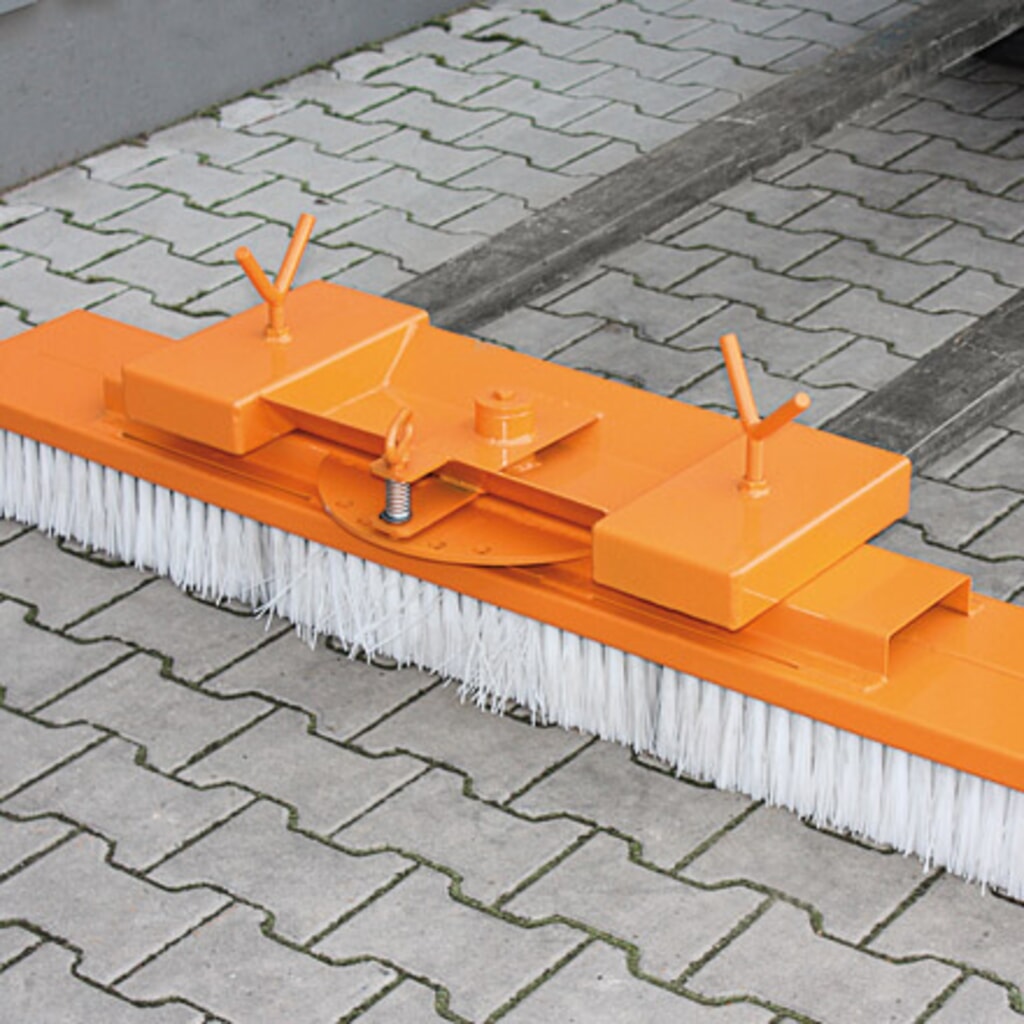 Eichinger® Balai pour chariot élévateur, chargeur à roues, etc., largeur 1 000 mm orangé pur N° de l'image du produit 3 : Eichinger® Balai pour chariot élévateur, chargeur à roues, etc., largeur 1 000 mm orangé pur