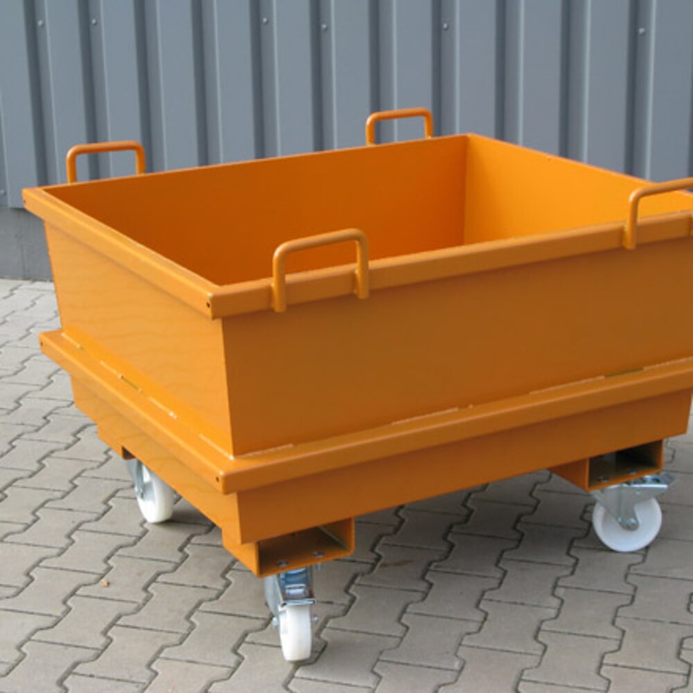 N° de l'image du produit 3 : Eichinger® Conteneur universel, 1 000 kg, 300 litres, orangé pur