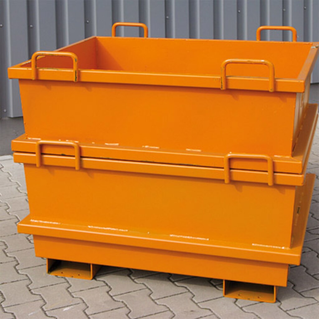 Eichinger® Conteneur universel, 1 000 kg, 1000 litres, gris anthracite N° de l'image du produit 4 : Eichinger® Conteneur universel, 1 000 kg, 1000 litres, gris anthracite