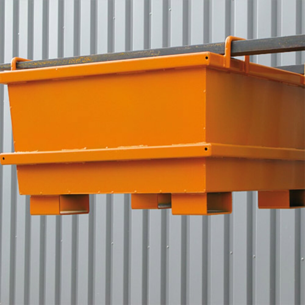 N° de l'image du produit 5 : Eichinger® Conteneur universel, 1 000 kg, 300 litres, orangé pur