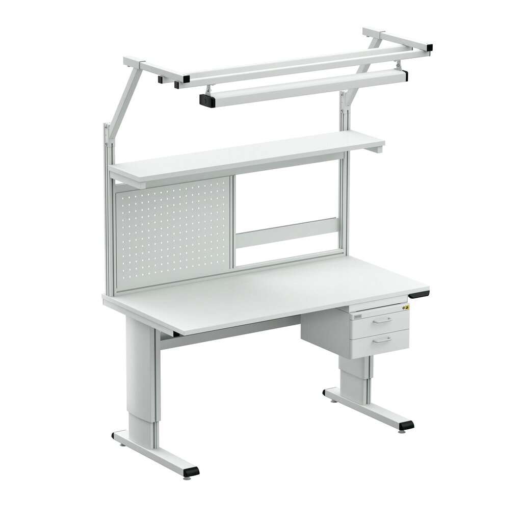 N° de l'image du produit 3 : Table de travail TRESTON, type WB, réglable en hauteur, électrique, L x P 1 800 x 800 mm