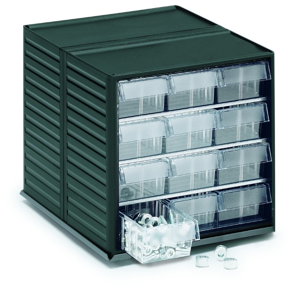 N° de l'image du produit 3 : Système de rangement pour petites pièces Premium, hauteur 290 mm, 12 tiroirs, largeur 92 mm