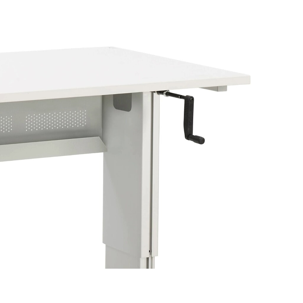 Table de travail TRESTON, type WB, réglable en hauteur, manivelle, L x P 1 073 x 800 mm N° de l'image du produit 5 : Table de travail TRESTON, type WB, réglable en hauteur, manivelle, L x P 1 073 x 800 mm