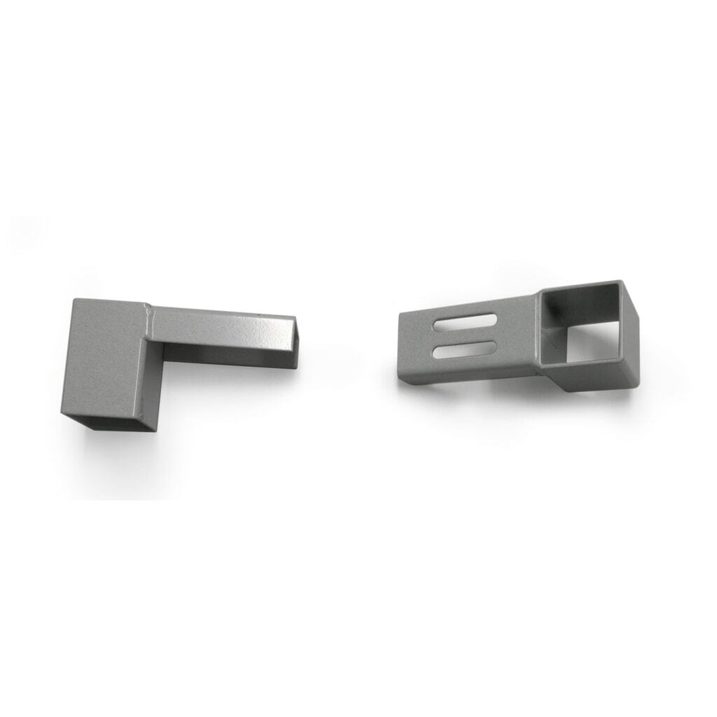 Kit support pour plaque perforée, gris clair Illustration du produit: Kit support pour plaque perforée, gris clair