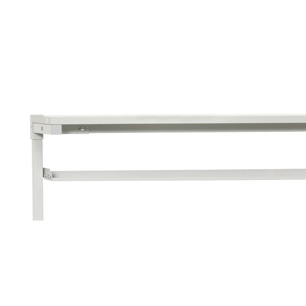 Illustration du produit: Tablette de rangement pour casiers de rangement, LxP 1 419 x 145 mm, pour une largeur de table de 1 500 mm