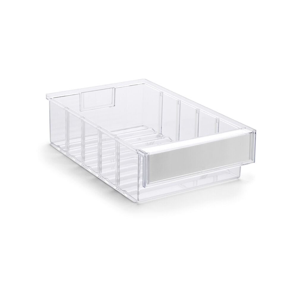 N° de l'image du produit 1 : Bac à bec compatible TRESTON en polystyrène, étiquettes incluses, haut. x larg. x prof. 82 x 186 x 300 mm