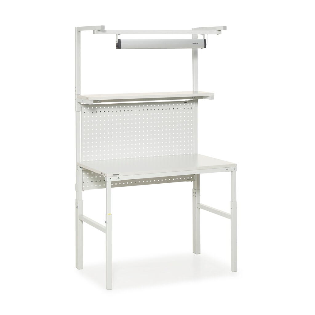 N° de l'image du produit 5 : Kit support pour plaque perforée, gris clair