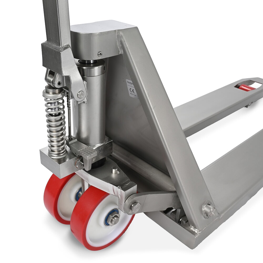 N° de l'image du produit 6 : Transpalette en acier inoxydable Ameise® PTM 2.0 INOX, capacité de charge 2 000 kg, longueur de fourche 1 150 mm, nylon