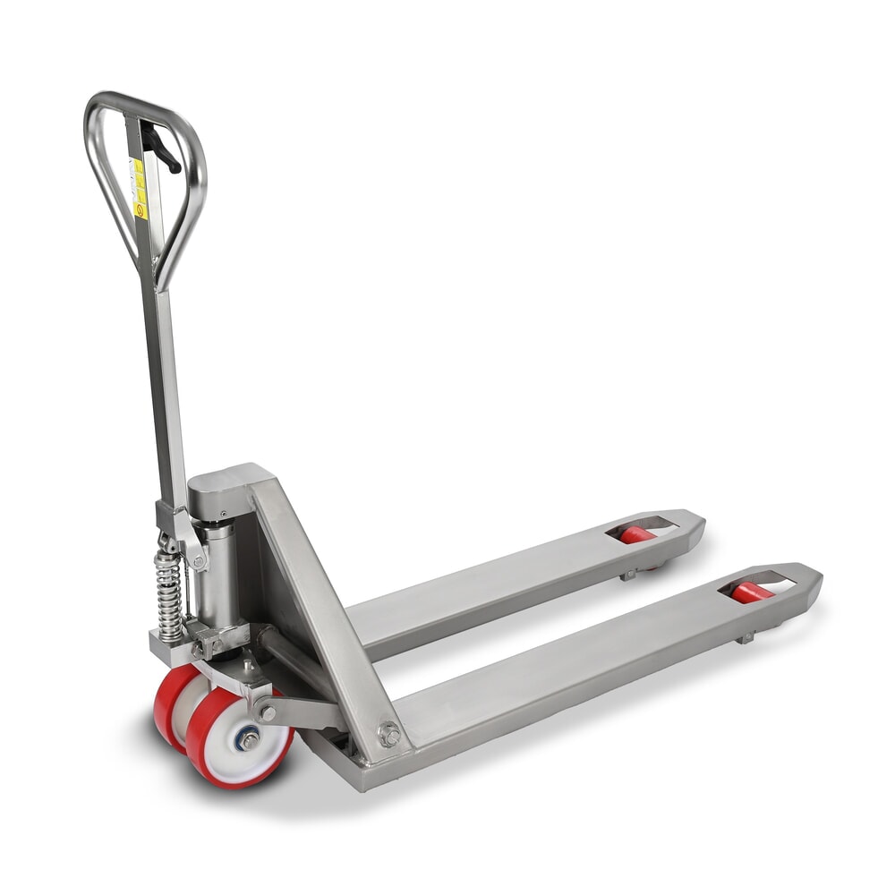 Illustration du produit: Transpalette en acier inoxydable Ameise® PTM 2.0 INOX, capacité de charge 2 000 kg, longueur de fourche 1 150 mm, nylon