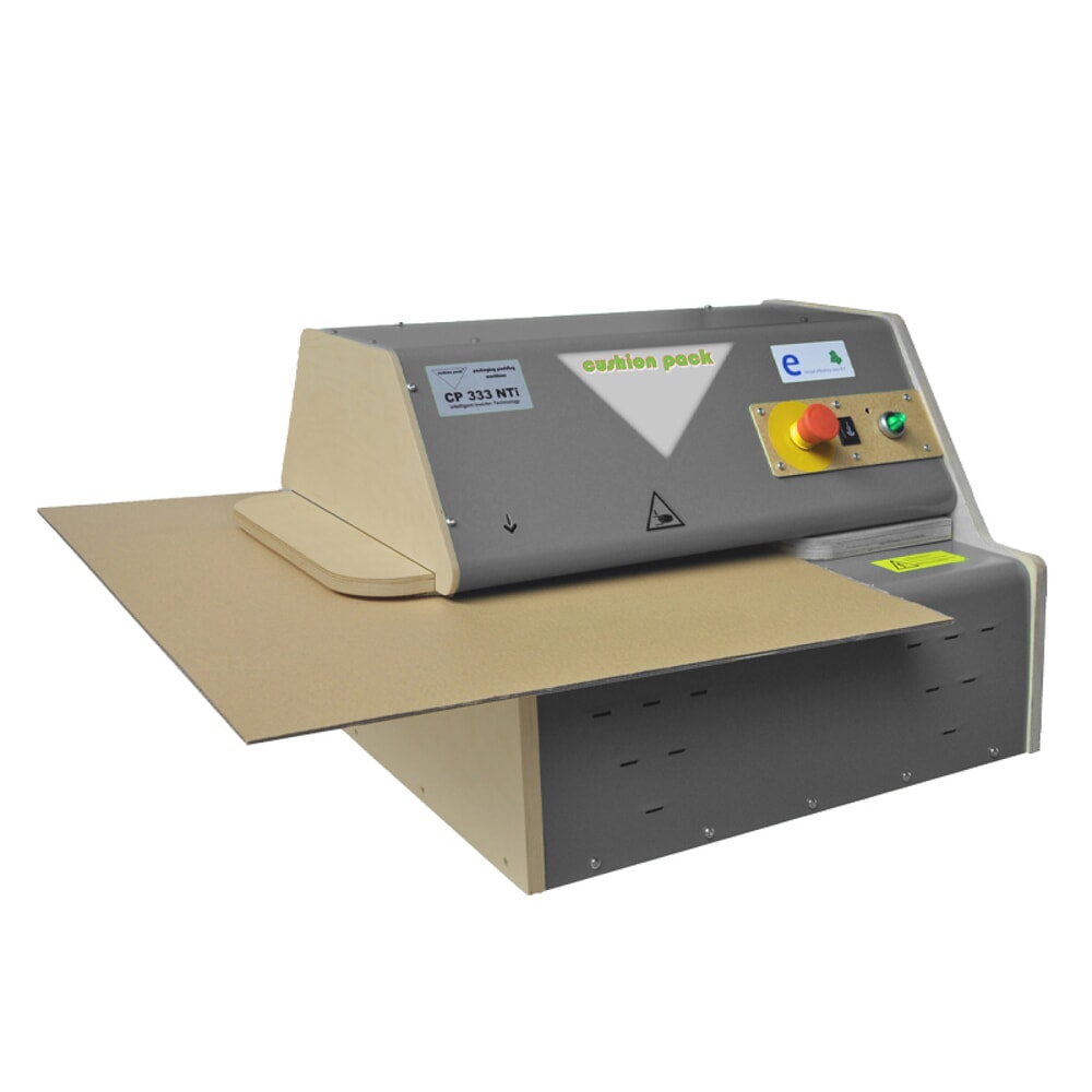 N° de l'image du produit 1 : cushion pack machine de matelassage pour emballages NTI, machine de table, CP 333, capacité de production jusqu’à 2 m³/h